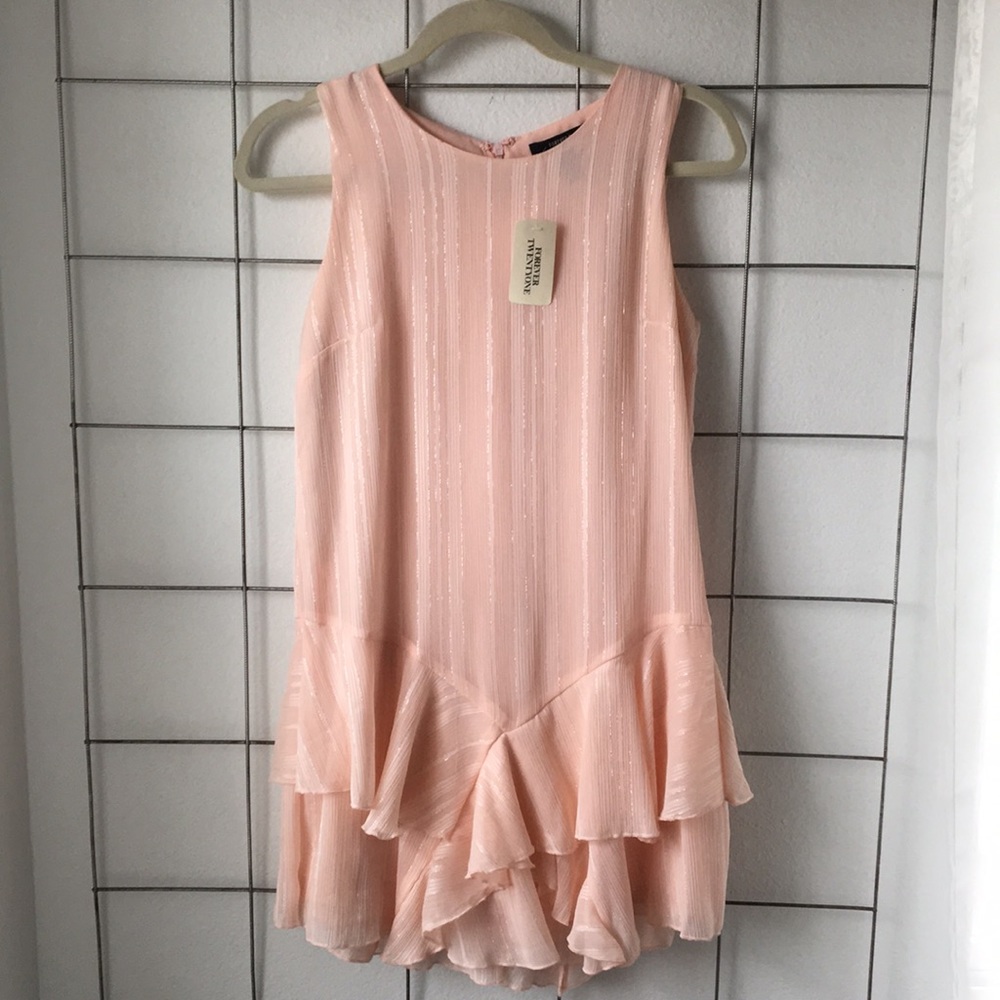 Pink flowy dress